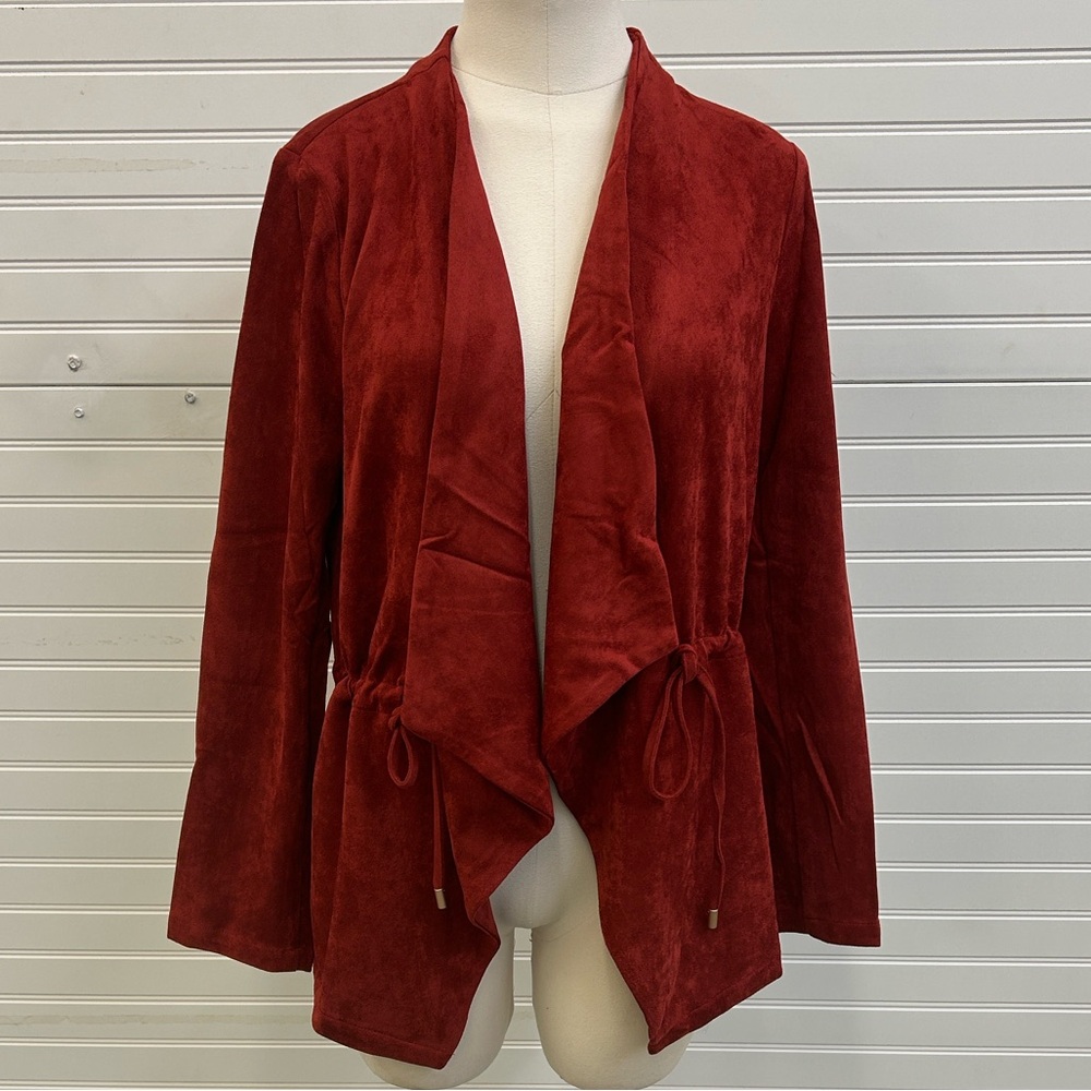 Skies Are Blue Deep Red Women's Blazer